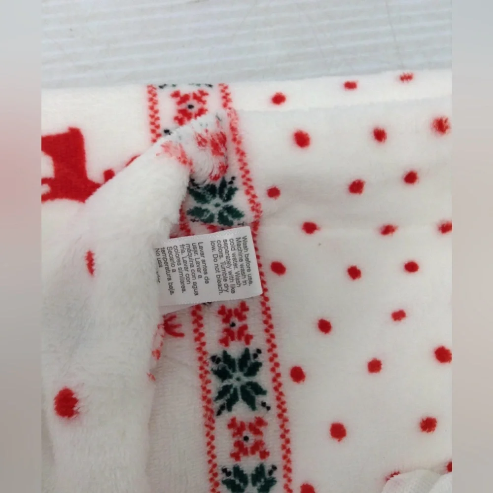 NWT Modern Baby Reversible Fair Isle 2 Ply Soft Blanket 30x40